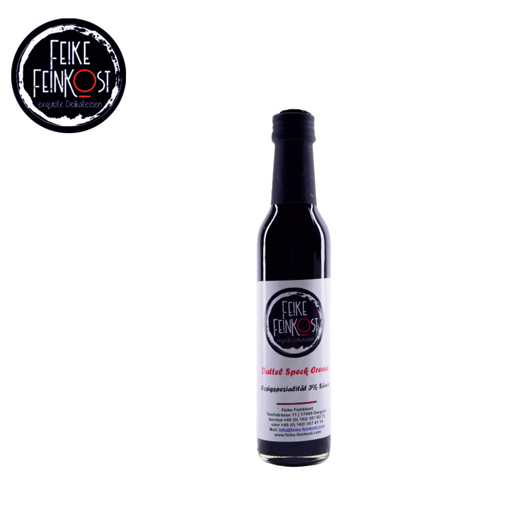 Balsamico Dattel Speck Crema 3 Säure.